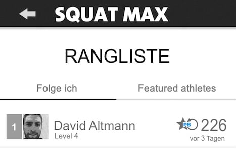 squat max freeletics training