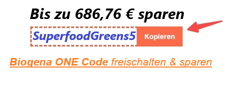 12 Monate Biogena ONE bringt den größten Spareffekt.